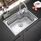 Economic Price Double Bowl Stainless Steel Cabinet Kitchen Sink Drain Basket With Sink Bowl Kitchen