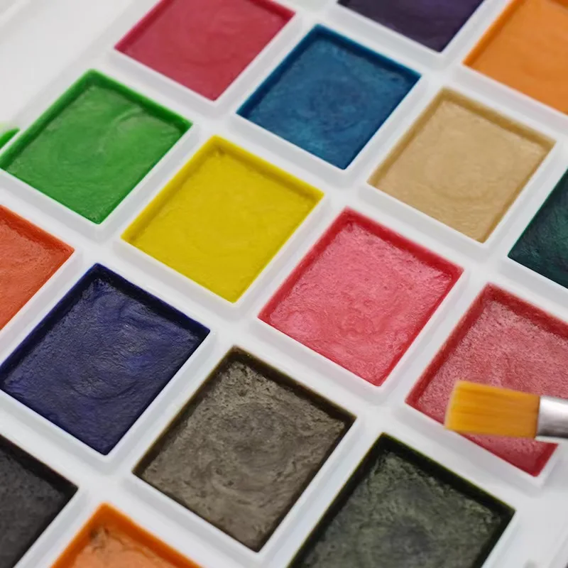 60 Pack art Watercolor Paint Set Bulk, Watercolor Paint Set with Paint Brush for Kids and Adult