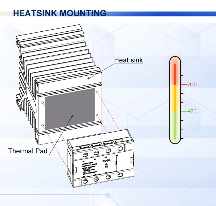 Fcgk Aa Series High Current Industrial Solid State Relay A Ssr