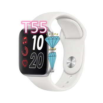 2021Smartwatch China Best Touch Screen Reloj Man Girl Series 6 Online Music W26 T55 T500 Smart Watches Bracelet