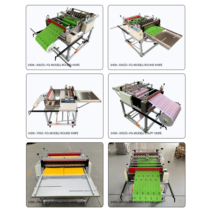 Computer Automatic Roll To Sheet Cutting Machine Film Paper Vertical