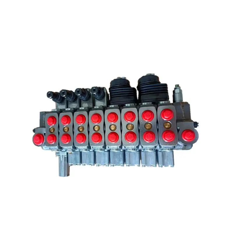 SD6/8  type hydraulic  Directional valves  8 spools sectional control valves flow 80L/min  pressure 315bar