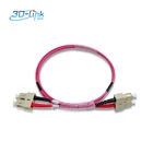 OEM Fibre Optic Fiber Optical Patch Cord Jumper G652D G657A1 G655 LSOH White Jacket Single Mode Simplex SC/UPC-SC/UPC 15M