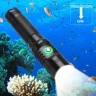 Torch Diving Flashlight Professional IPX8 LED Diving Flashlight 1000 Lumens Scuba Diving Torch