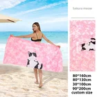 Promotional Towel Custom Printed Advertising Sublimation Sports Promotional Logo Beach Towel