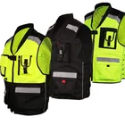 Unisex Vest A Vest Unisex Reflective Motorcycle Vest With Pockets