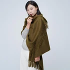 Shawl Shawls Top Quality Custom 100% Pure Cashmere Pashmina Shawl Autumn And Winter Women Warm Scarf Pashmina Shawls
