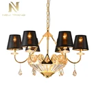 Chandelier Chandelier New New Arrival Club Hall Indoor Decorative Iron Golden Frame Crystal LED Chandelier Lamp