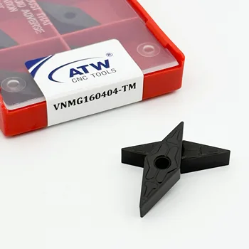 High Quality inserts Super  Hard CVD Coating Carbide Turning inserts VNMG160404-TM CNC Turning Tool Lathe Cutter Tools