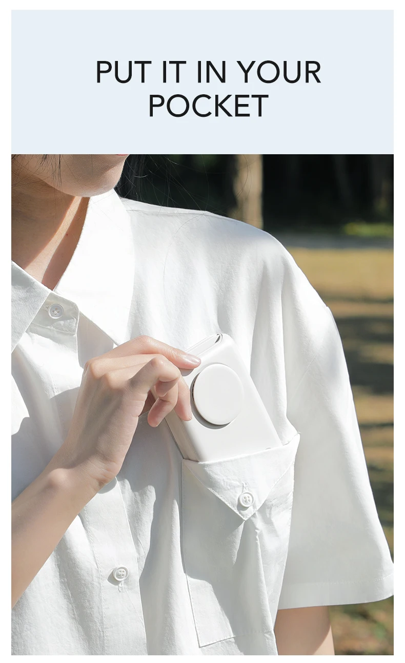 Bladeless Neck Wearable Fan, IMYCOO, Portable, USB - detail 14
