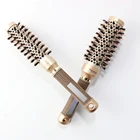 Ionic Hair Brush Round Boar Bristle Styling Hair Brush Straightener Ceramic Straightening Brush Round Ionic Hair Brush