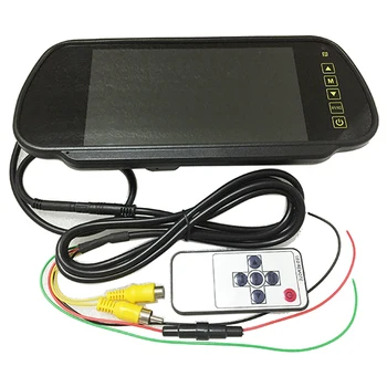 Factory selling 7.0 inch TFT LED Rearview Mirror display Car Monitor Reverse Color Display