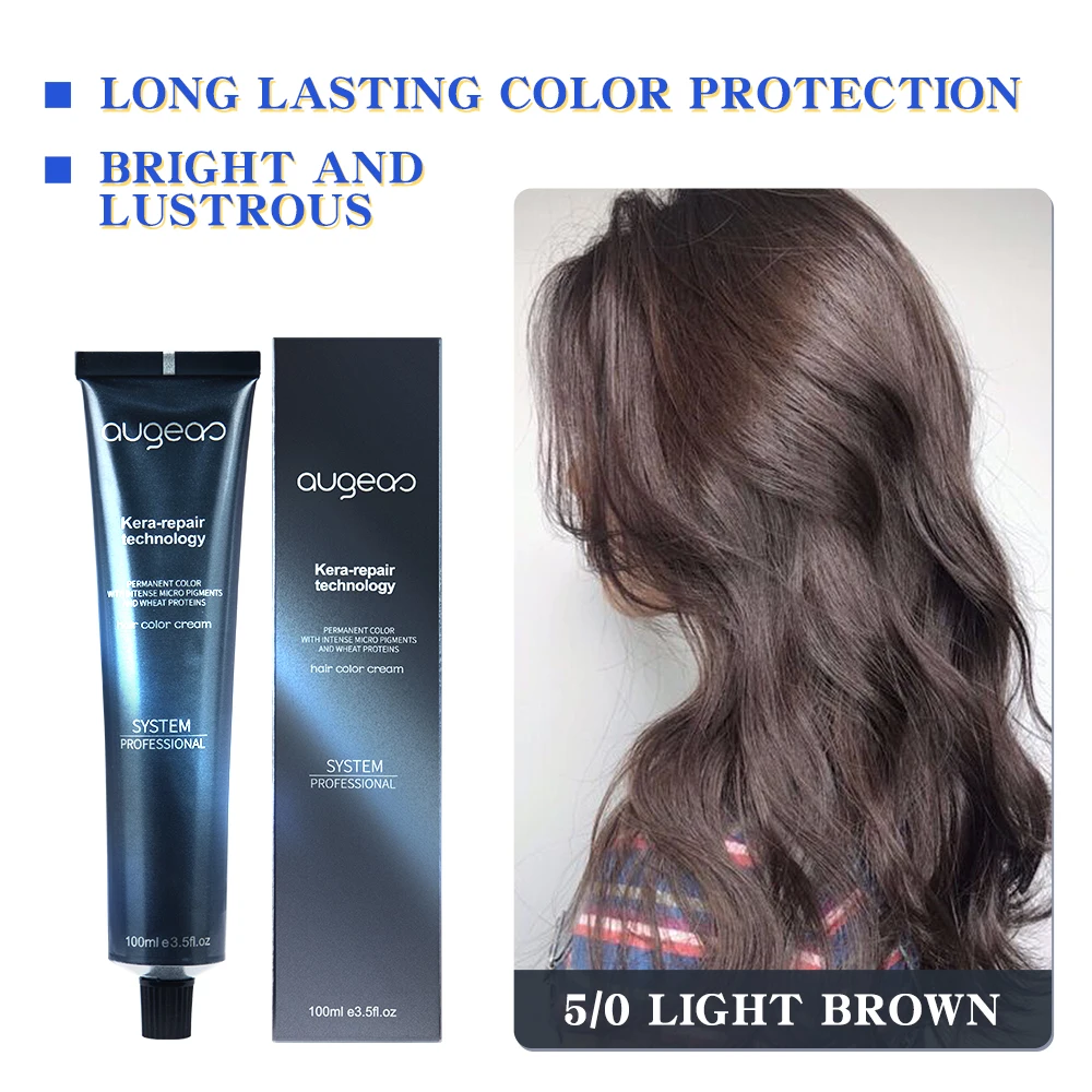 low moq OEM ODM 68 Colors Hair Dye Colors Permanent Cream Hair Dye For Men and Women hair color cream