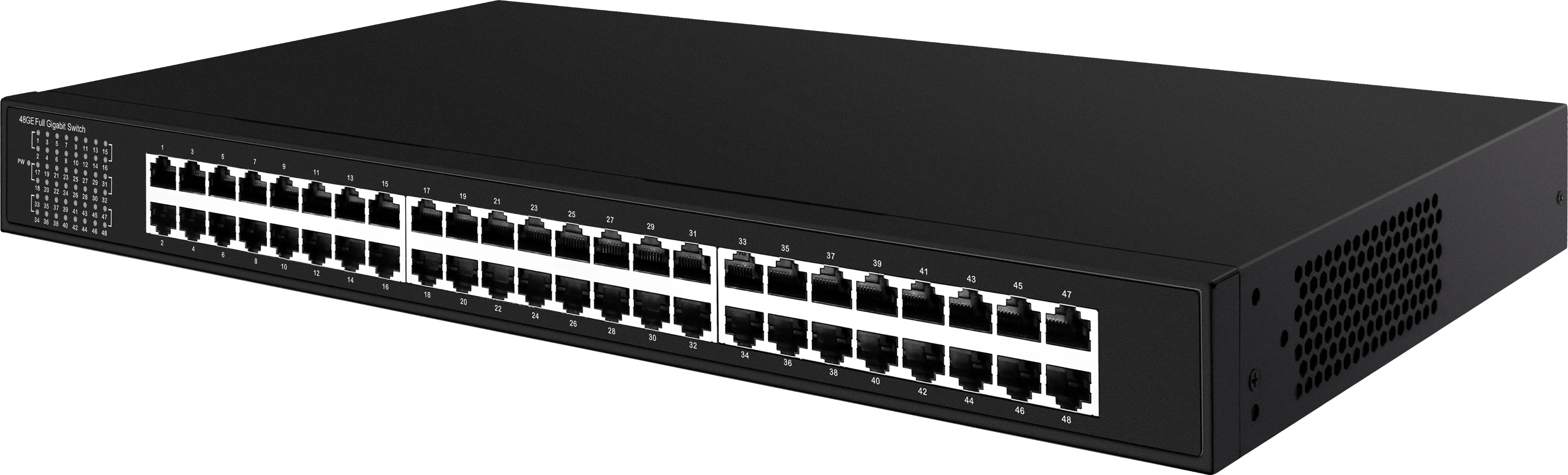 1000mbps ip30 poe ethernet switch 48 port gigabit unmanaged ethernet hub-3