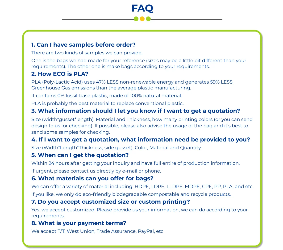 FAQ