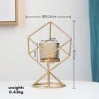 Decoration Table Nordic Creative Geometric Candlestick Decoration Romantic Candlelight Dinner Table Decoration
