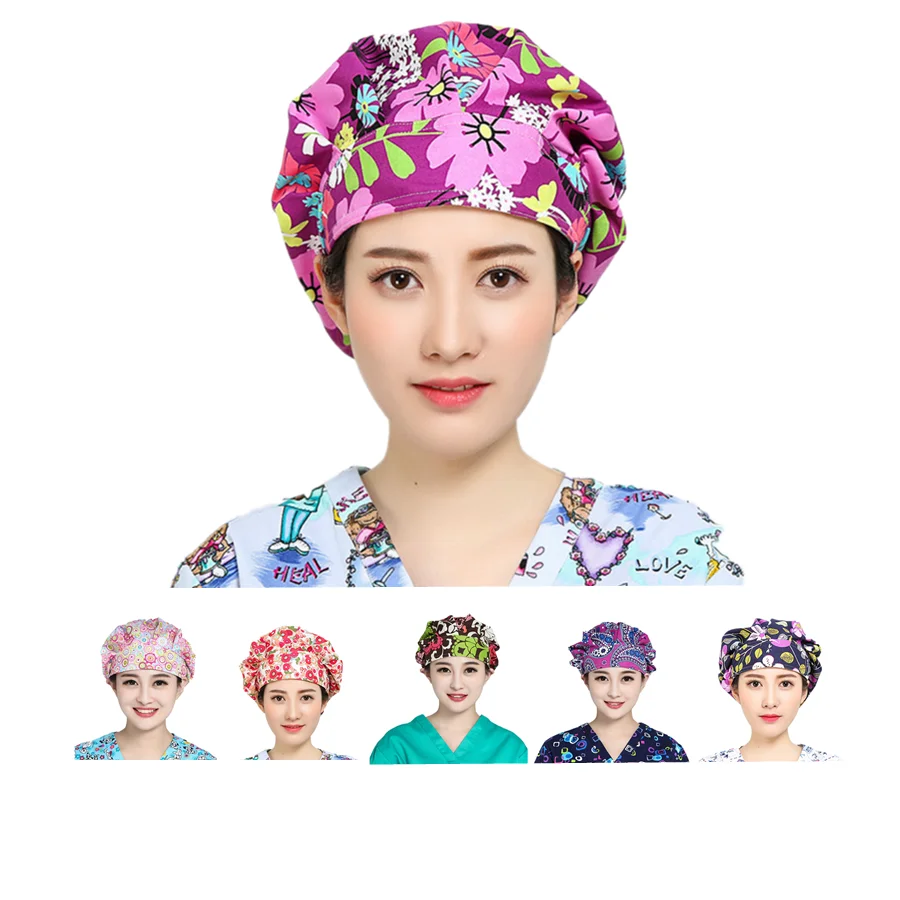 Cotton Ladies Anti-hair Cap Hospital 