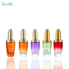 Essential Bottle 30ml Green Red Orange Clear Glass Essential Oil Bottle With Pipette