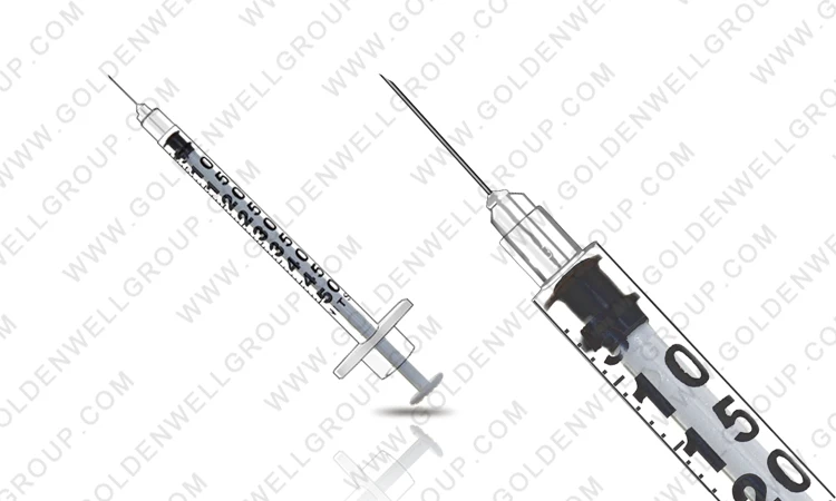 彩色胰岛素注射器0.