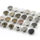 Buttons Black Buttons Wholesale Black Custom Logo Metal Snap Buttons For Clothes And Jeans Leather