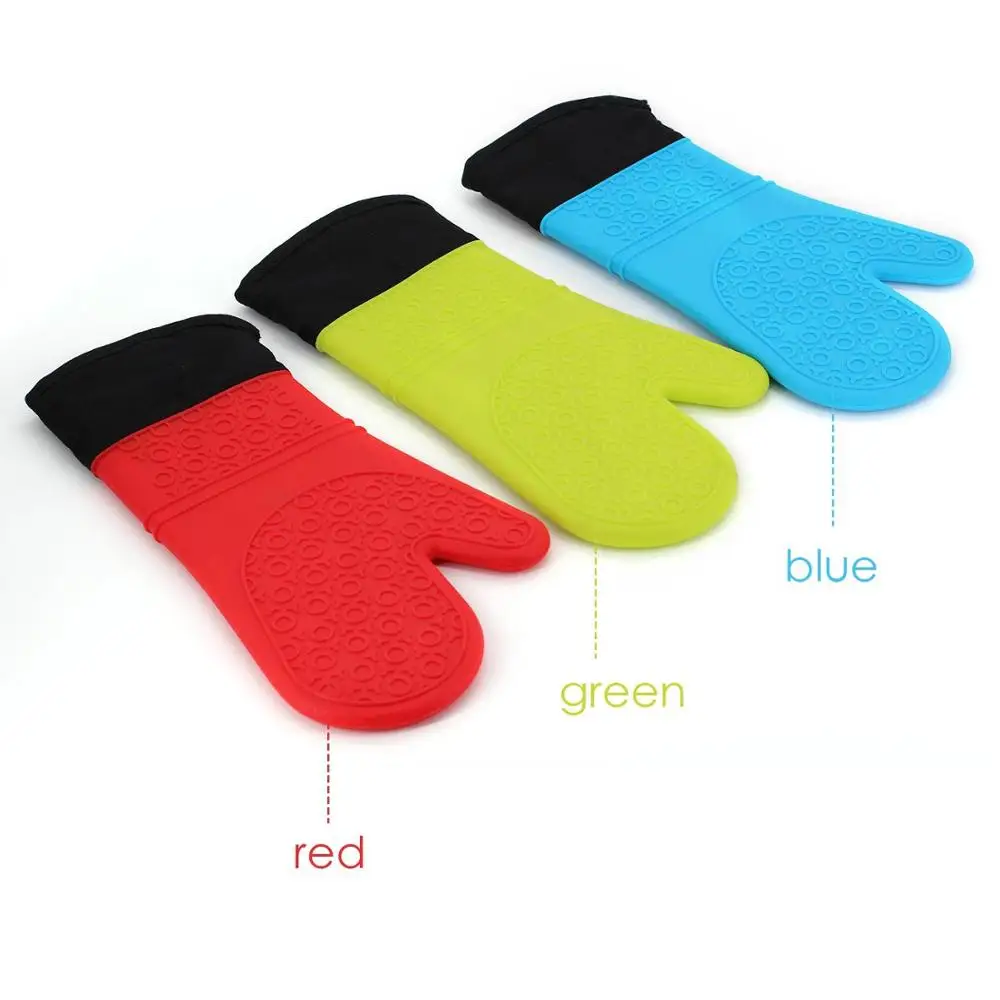 Wholesale Heat Resistant Silicone BBQ Gloves Customized Kitchen Cooking and Grill Gloves OEM & ODM BBQ Gloves details