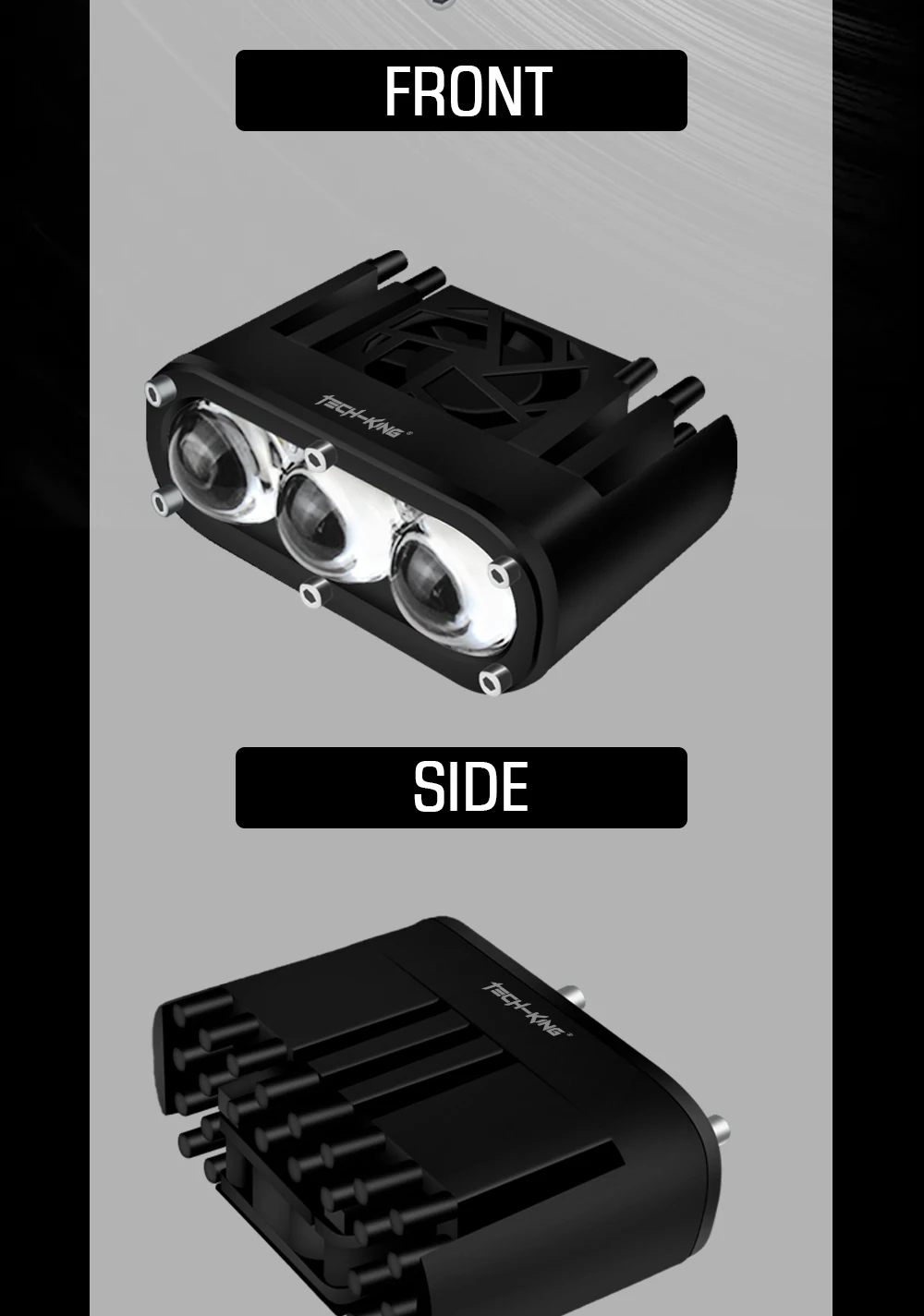 3 color DRL Spotlights 120W 9-80V Motorcycle Modified Bike Lighting Accessories Auxiliary Led Product Light Car grille lights