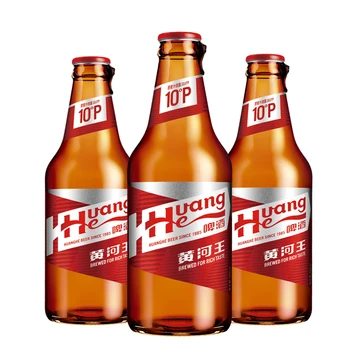 100% Wholesale Huanghe Larger Beer in Bottles FOR SALE 3.3% ALCOHOL