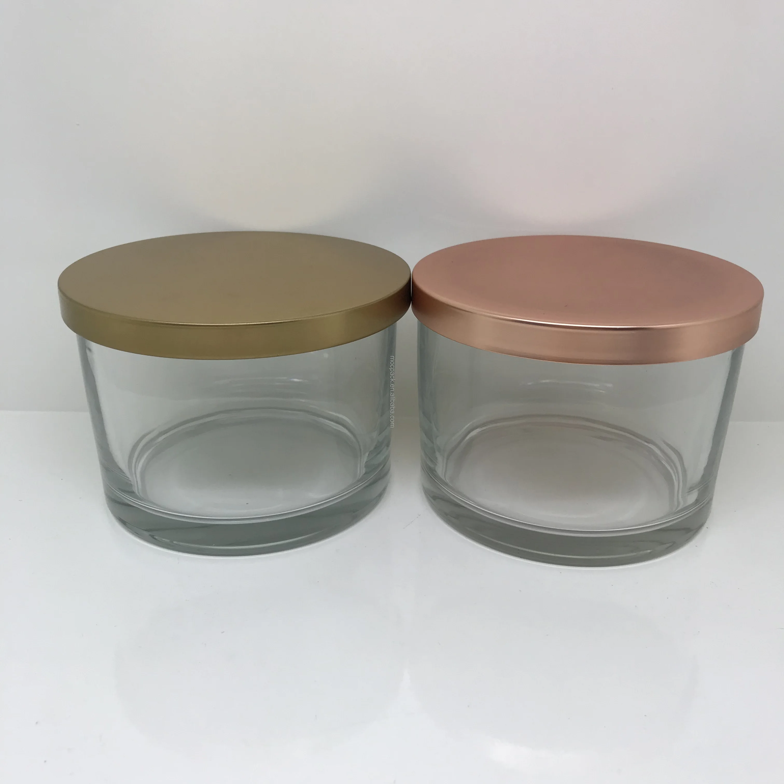 product wholesale glass candle jar with metal lid airtight empty scented candle glass jars-30