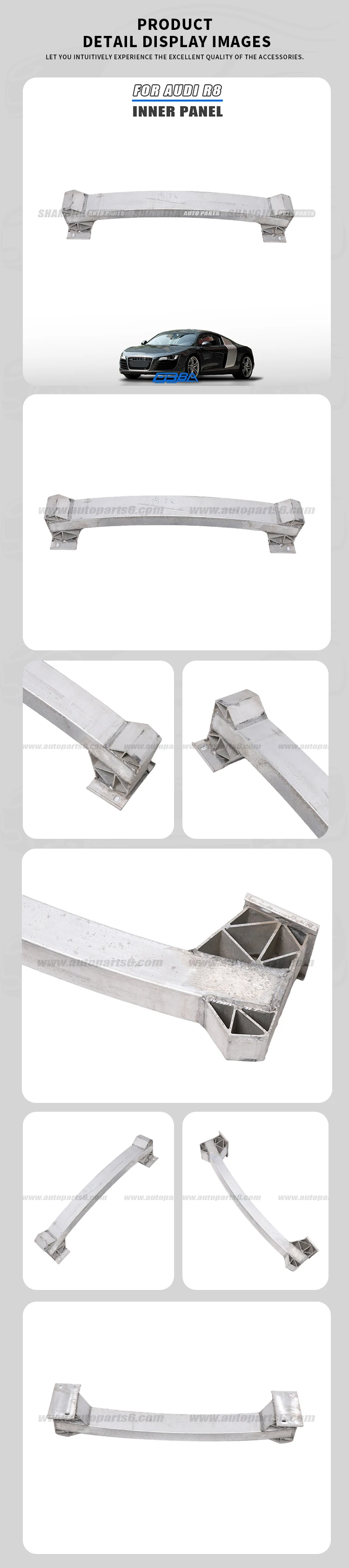 Disassembly Support System Aluminum Inner Steel For Audi R8 manufacture