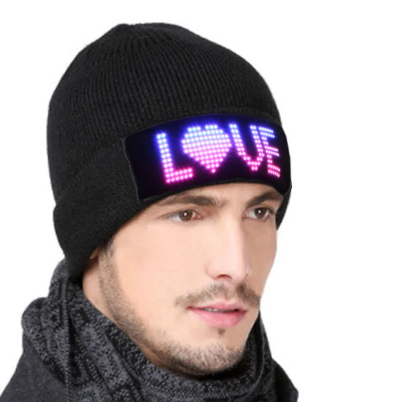 lighted knit cap