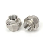 Union Stainless Steel Hexagonal Type Female Thread NPT/Bsp Union