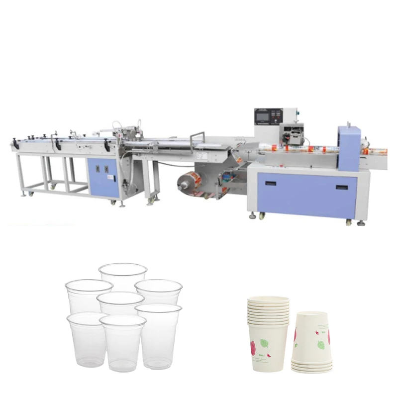 Quality Automatic Double Cup Counting And Single Packing Machine
