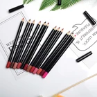 Wholesale Custom Waterproof Lipliner Lipstick Multicolor Lip Liner Brow Pencil Creamy Lipliner Private Label