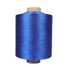 Polyester Yarn Dyed Black Dyed Polyester Yarn Use Seamless Knit Dyed Black Dty Recycled Polyester Yarn
