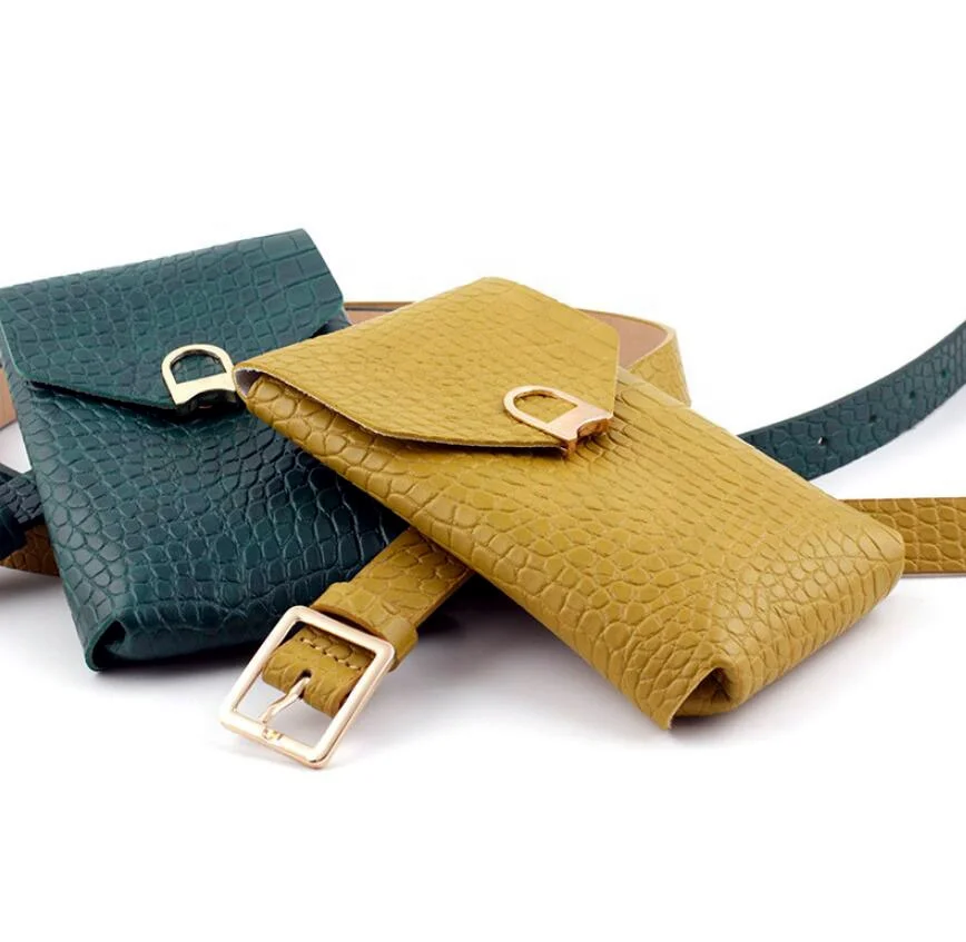 crocodile mobile belt pouch