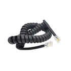 Wire Cable Telephone Cable RJ9 4 Core Spiral Telephone Wire Cable