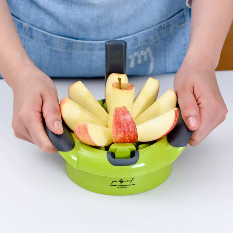 2 In 1 Food Divider Kitchen Fruit Tool Apple Slicer Corer To Slicer Soft Food Core Mushroom Kitchen Accessories