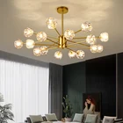 Chandeliers VVS New Fashion Design G9 Luxury Living Room Nordic Iron Gold Glass Led Chandelier Modern