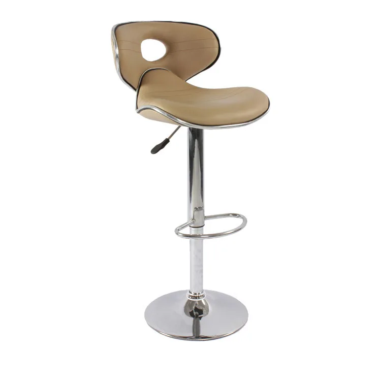 Fashion Butterfly Swivel Counter Stool Chromed base Leather Bar Stool with Footrest