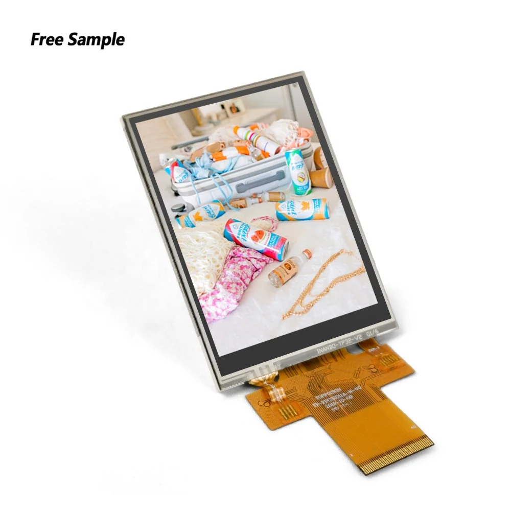 3.2 tft lcd touch free sample