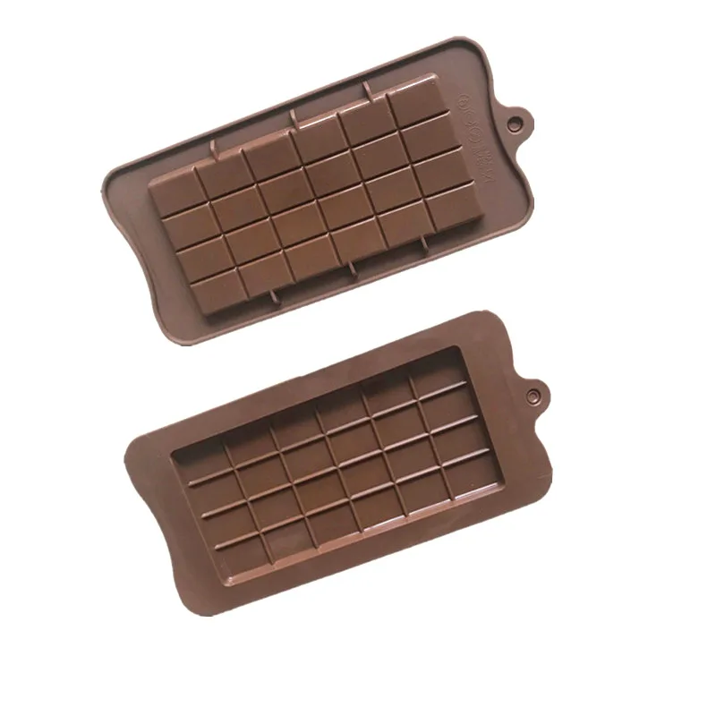 Reusable Holographic Chocolate Bar Molds Rectangle Silicone Deep Thick for Chocolate Making supplier