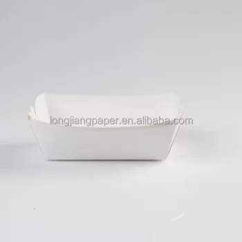 Factory Direct Sale French Fries Fast Take Out Paper Boat Food Tray Disposable Fried chicken chips Kraft Paper Boat Tray