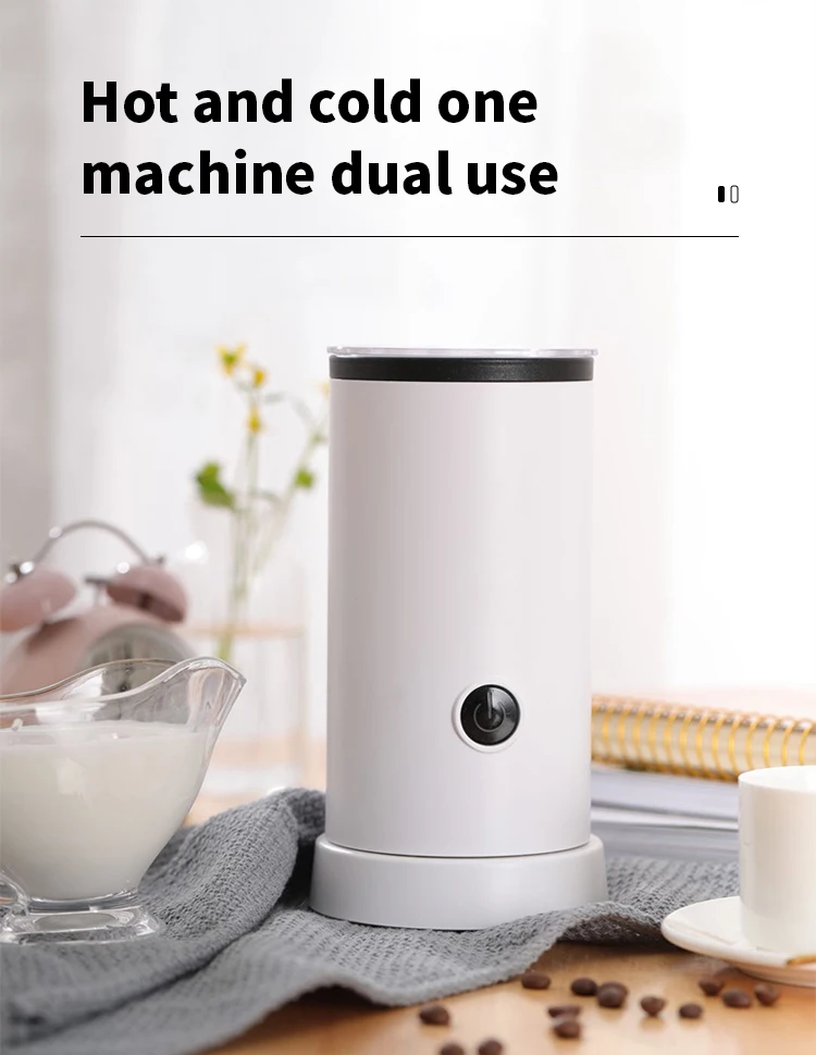 Automatic Milk Frother Coffee Foamer Container Soft Foam Cappuccino Maker Electric Milk Frother Machine
