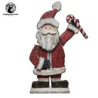 Crafts Gift Handmade Wooden Crafts Christmas Home Decoration Santa And Snowman Gift Souvenir