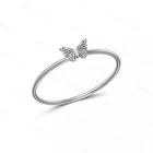 Silver Jewellery Silver Gemnel Sterling Silver 925 Jewellery Ladies Fashion Wholesale Butterfly Ring