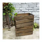 Shop Decorative Wooden Box Multi-purpose Wooden Crate Fruit Shop Shelf Domestic