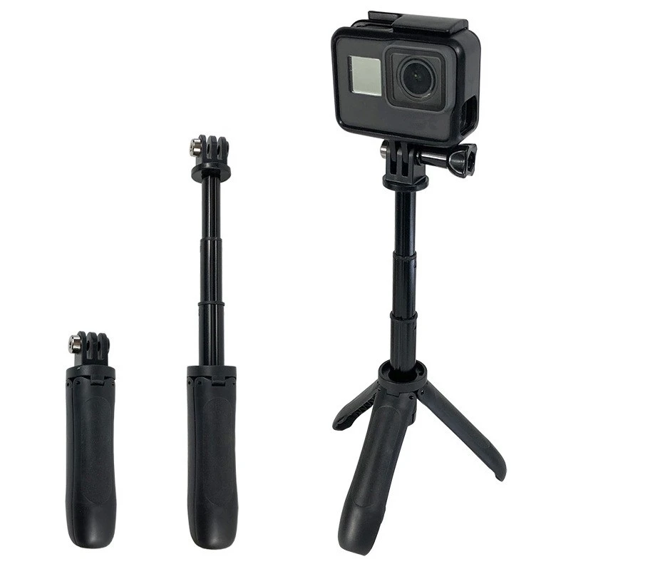 goedkeuren Alice Reusachtig 2021 3 In 1 Aluminum Portable Mini Go Pro Selfie Stick Tripod For Gopro  Hero 10 9 8 7 6 5 4 3 Insta360 Dji Osmo Action 2 Camera - Buy Selfie