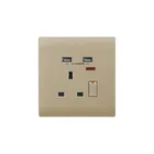 Socket Electrical Electrical Plugs Sockets Outlet 13a 2 Gang 3 Pin Multi Plug Switch Socket Outlet Electrical Function