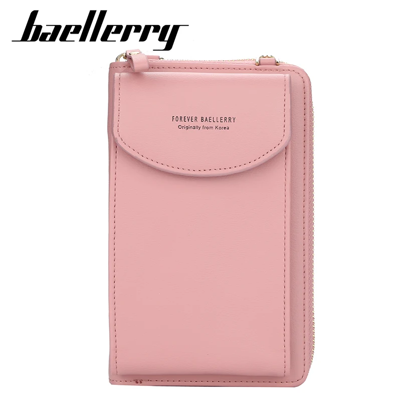 2021 Women Wallet Mobile Phone Zipper Clutch Solid Chains - AliExpress
