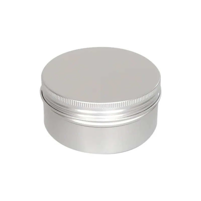 product 200ml wholesale round candle aluminum jar tea seal jar cream mask jar-25